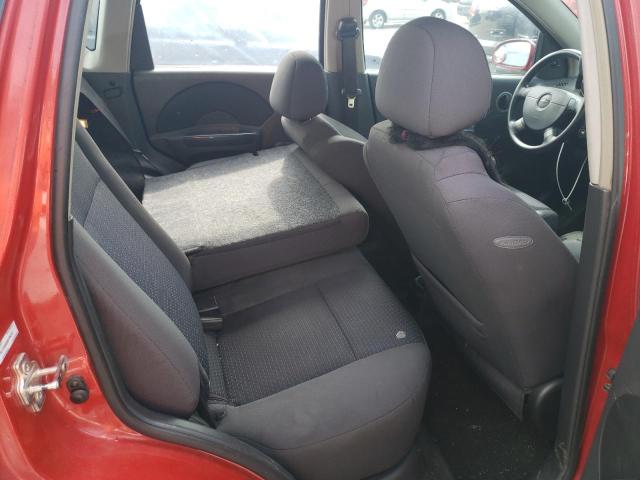 KL1TD66698B195278 - 2008 CHEVROLET AVEO BASE RED photo 10