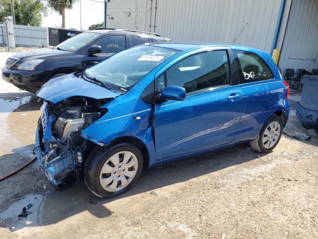 JTDJT923575062269 - 2007 TOYOTA YARIS BLUE photo 1