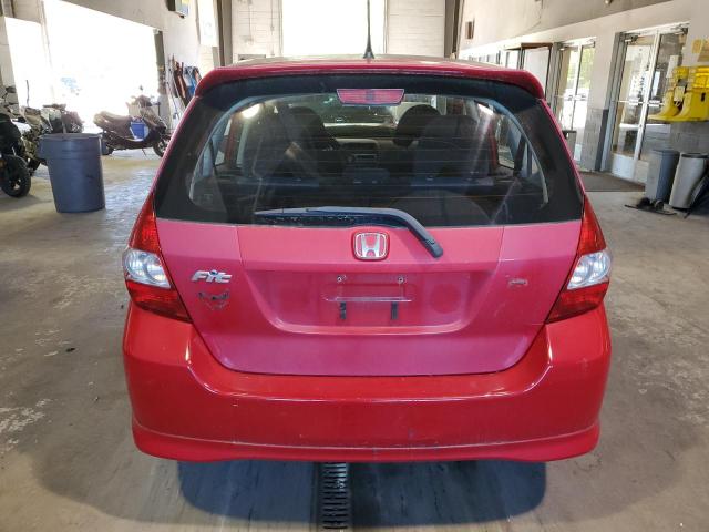 JHMGD38697S058165 - 2007 HONDA FIT S 红色 照片 6