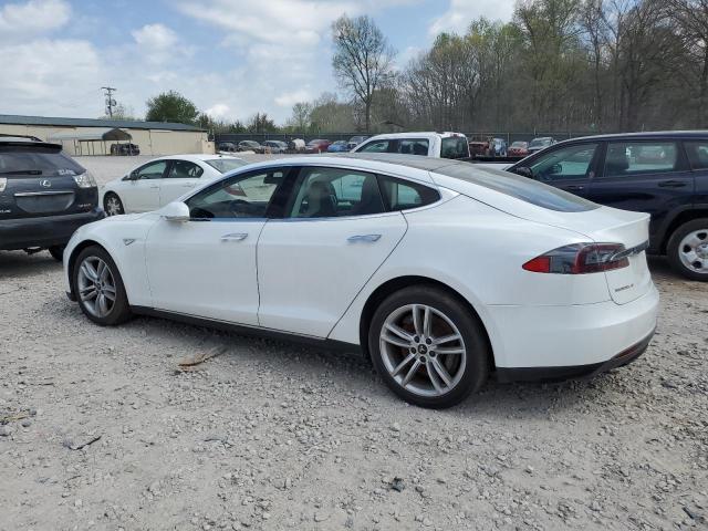 5YJSA1S11EFP32051 - 2014 TESLA MODEL S WHITE photo 2