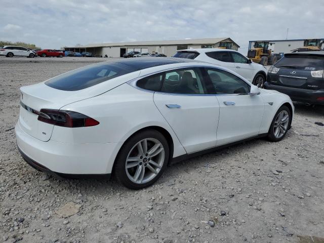 5YJSA1S11EFP32051 - 2014 TESLA MODEL S WHITE photo 3
