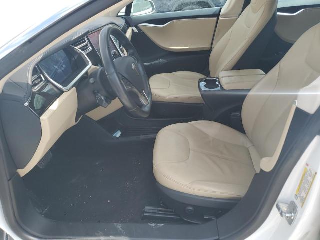 5YJSA1S11EFP32051 - 2014 TESLA MODEL S WHITE photo 7