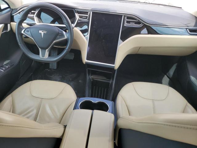 5YJSA1S11EFP32051 - 2014 TESLA MODEL S WHITE photo 8