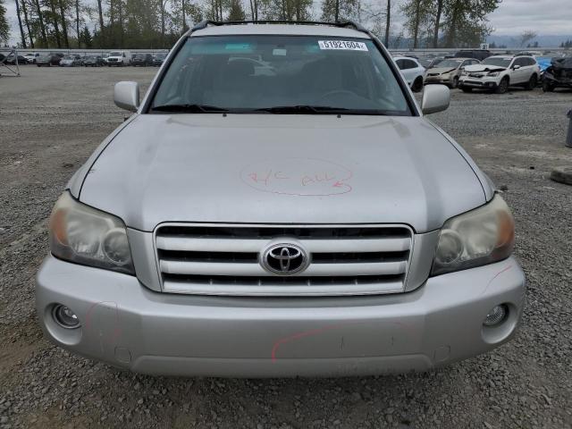 JTEHP21A160184418 - 2006 TOYOTA HIGHLANDER LIMITED SILVER photo 5