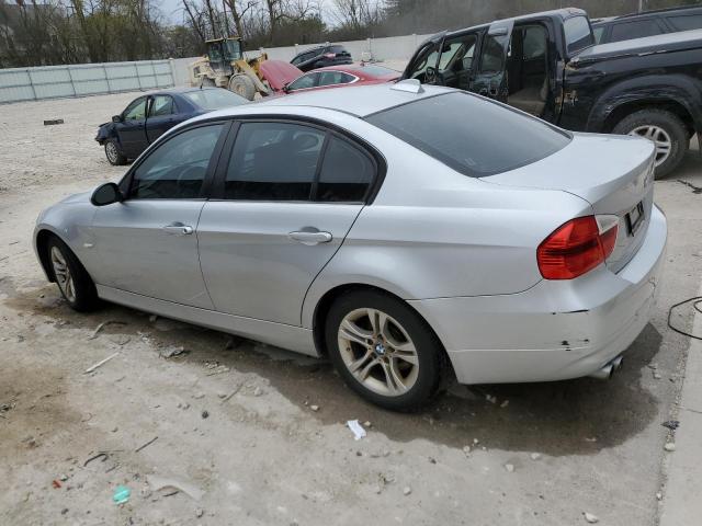 WBAVC93508K043579 - 2008 BMW 328 XI SILVER photo 2