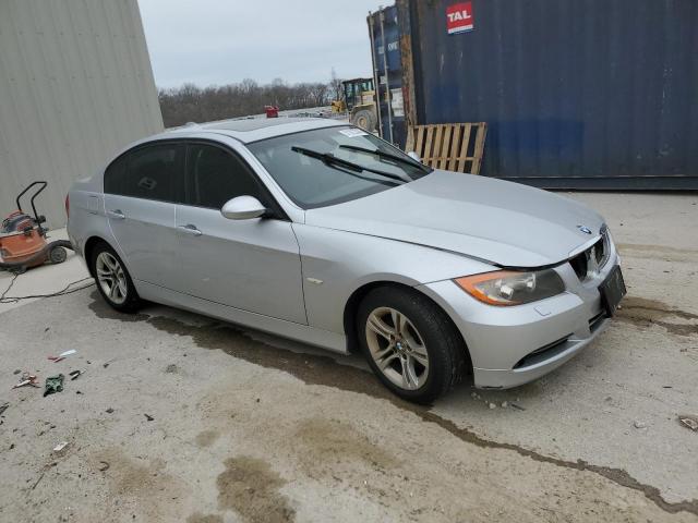 WBAVC93508K043579 - 2008 BMW 328 XI SILVER photo 4