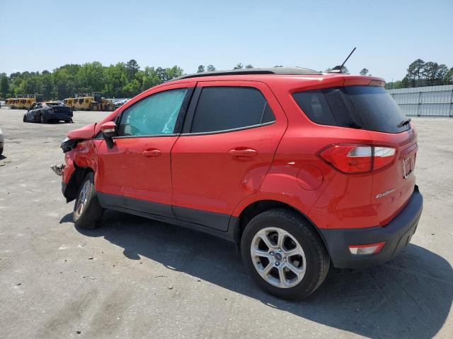 MAJ3P1TE3JC205386 - 2018 FORD ECOSPORT SE RED photo 2