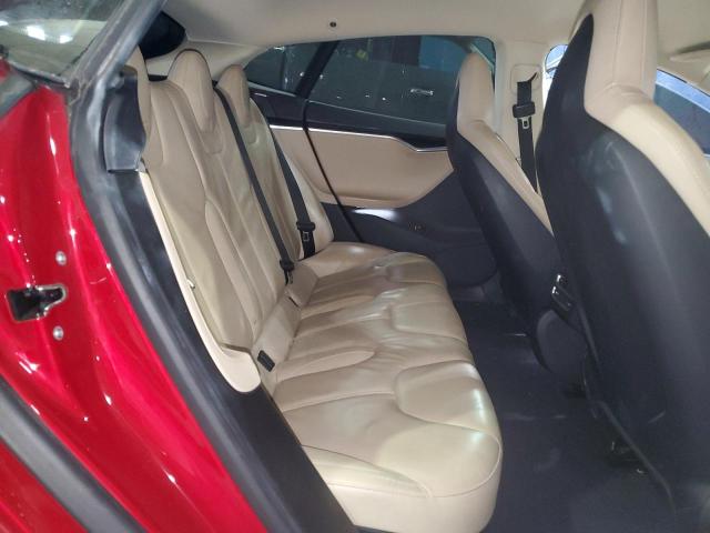5YJSA1CNXDFP09352 - 2013 TESLA MODEL S RED photo 11