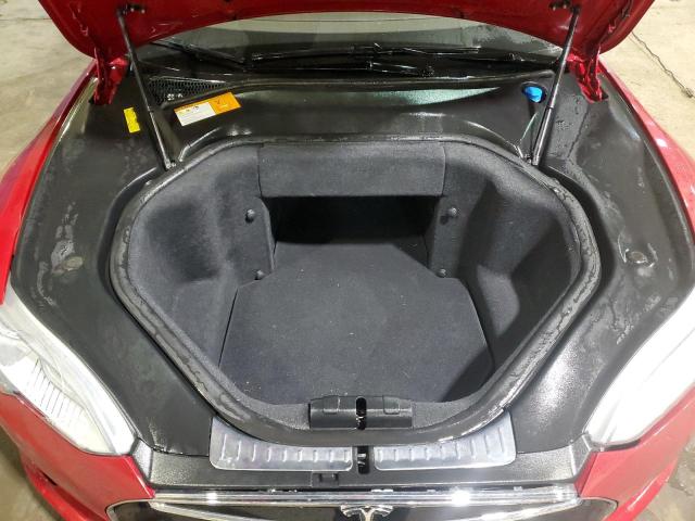 5YJSA1CNXDFP09352 - 2013 TESLA MODEL S RED photo 12