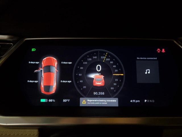 5YJSA1CNXDFP09352 - 2013 TESLA MODEL S RED photo 9