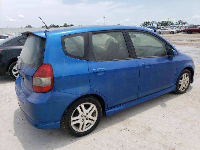 JHMGD38607S029251 - 2007 HONDA FIT S 蓝色 照片 3
