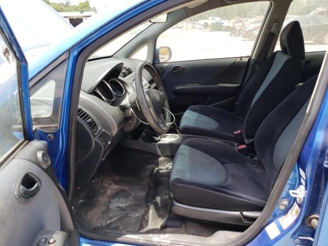 JHMGD38607S029251 - 2007 HONDA FIT S BLUE photo 7