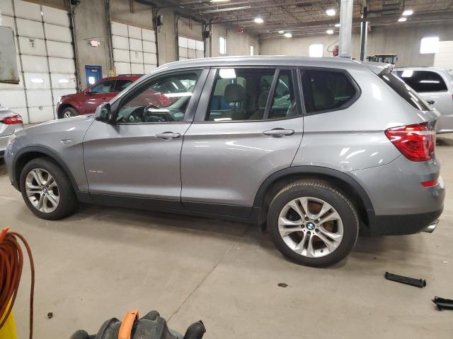 5UXWX7C57F0K32138 - 2015 BMW X3 XDRIVE35I GRAY photo 2