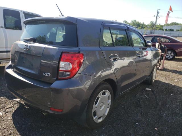 JTKKUPB48D1031169 - 2013 TOYOTA SCION XD GRAY photo 4