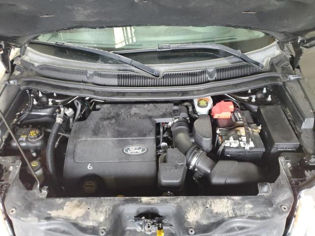 1FM5K8F85FGB57238 - 2015 FORD EXPLORER LIMITED GRAY photo 12