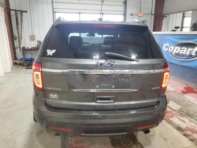 1FM5K8F85FGB57238 - 2015 FORD EXPLORER LIMITED GRAY photo 6