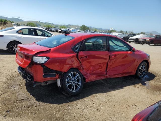 3KPF24AD8PE642027 - 2023 KIA FORTE LX RED photo 3