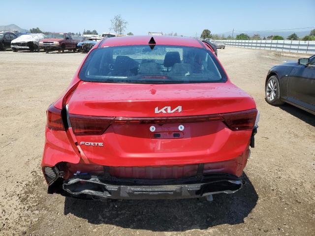 3KPF24AD8PE642027 - 2023 KIA FORTE LX RED photo 6