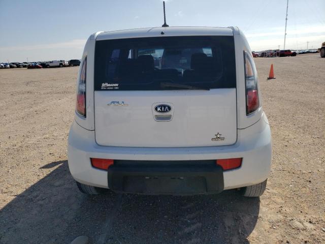 KNDJT2A19B7299996 - 2011 KIA SOUL WHITE photo 6