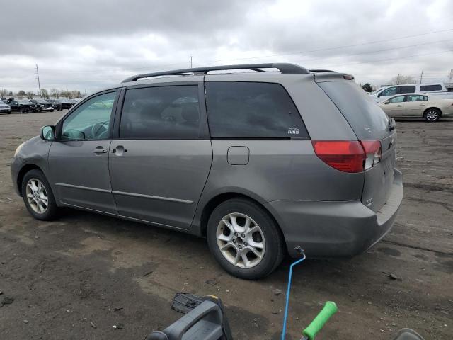 5TDZA22C75S231537 - 2005 TOYOTA SIENNA XLE GRAY photo 2