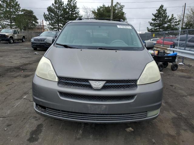 5TDZA22C75S231537 - 2005 TOYOTA SIENNA XLE GRAY photo 5