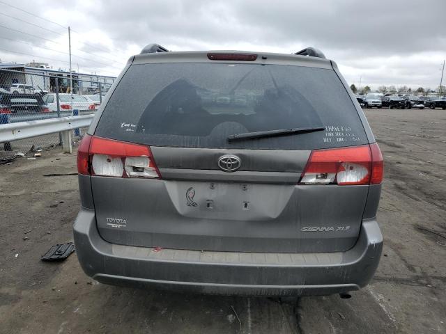 5TDZA22C75S231537 - 2005 TOYOTA SIENNA XLE GRAY photo 6