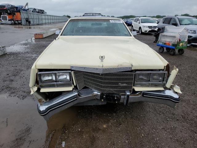 1G6AL5784EE612798 - 1984 CADILLAC ELDORADO CREAM photo 5