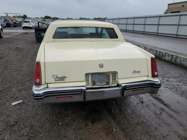 1G6AL5784EE612798 - 1984 CADILLAC ELDORADO CREAM photo 6