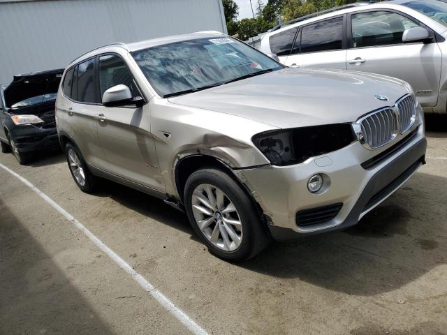 5UXWX9C37H0T23374 - 2017 BMW X3 XDRIVE28I CREAM photo 4