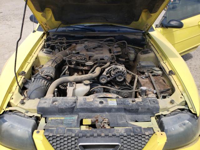 1FAFP44473F451802 - 2003 FORD MUSTANG YELLOW photo 11