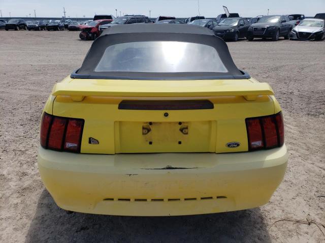 1FAFP44473F451802 - 2003 FORD MUSTANG YELLOW photo 6