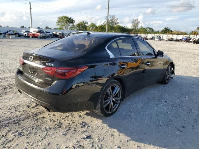 JN1EV7AR8KM590878 - 2019 INFINITI Q50 LUXE BLACK photo 4