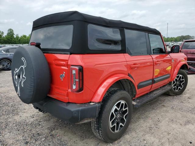 1FMDE5BH1NLB18241 - 2022 FORD BRONCO BASE RED photo 3