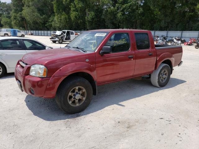 1N6ED27T24C424500 - 2004 NISSAN FRONTIER CREW CAB XE V6 RED photo 1