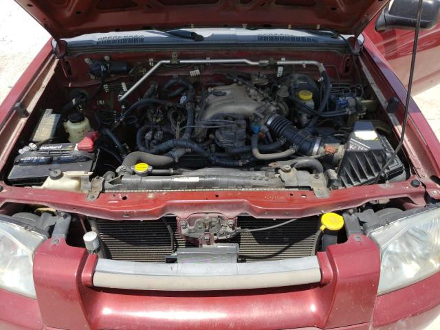 1N6ED27T24C424500 - 2004 NISSAN FRONTIER CREW CAB XE V6 RED photo 11