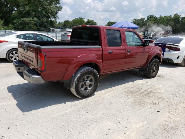 1N6ED27T24C424500 - 2004 NISSAN FRONTIER CREW CAB XE V6 RED photo 3