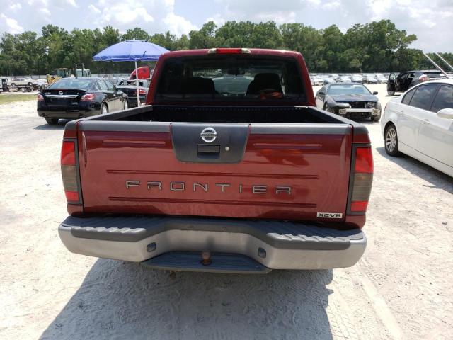 1N6ED27T24C424500 - 2004 NISSAN FRONTIER CREW CAB XE V6 RED photo 6