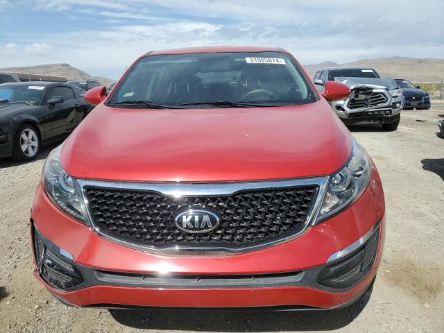 KNDPBCAC3E7566512 - 2014 KIA SPORTAGE LX RED photo 5