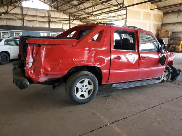 3GNEC12T34G264784 - 2004 CHEVROLET AVALANCHE C1500 RED photo 3