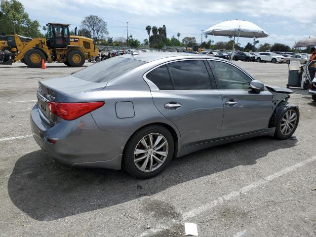 JN1BV7AP0EM687627 - 2014 INFINITI Q50 BASE GRAY photo 3