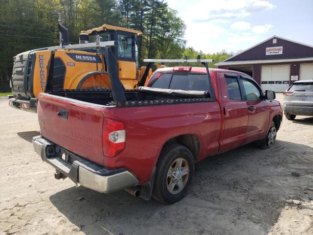 5TFUY5F10EX327343 - 2014 TOYOTA TUNDRA DOUBLE CAB SR/SR5 RED photo 3