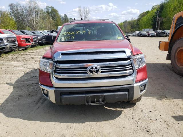 5TFUY5F10EX327343 - 2014 TOYOTA TUNDRA DOUBLE CAB SR/SR5 RED photo 5