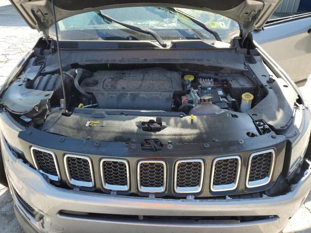 3C4NJDAB4JT210034 - 2018 JEEP COMPASS SPORT SILVER photo 12