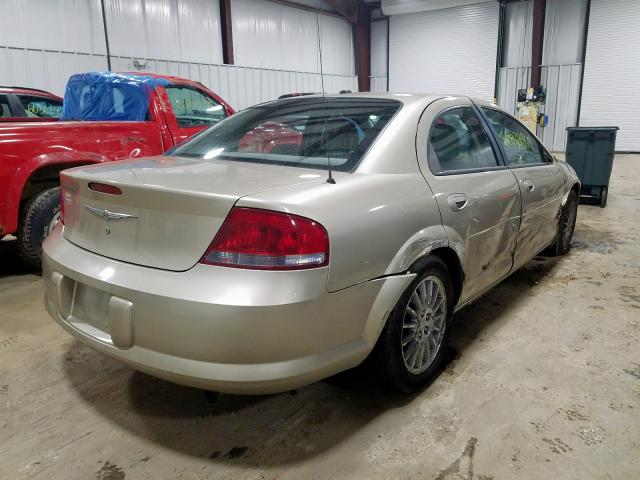 1C3EL46X56N158522 - 2006 CHRYSLER SEBRING GOLD photo 4