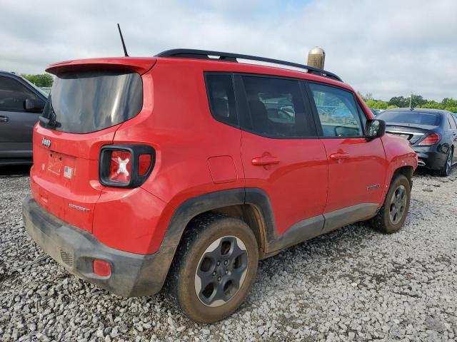 ZACCJAAB6JPG70096 - 2018 JEEP RENEGADE SPORT RED photo 3