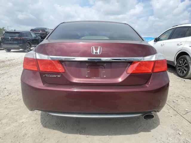 1HGCR2F33EA267619 - 2014 HONDA ACCORD LX BURGUNDY photo 6