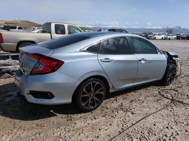 2HGFC2F82KH515592 - 2019 HONDA CIVIC SPORT Gümüş fotoğraf 3