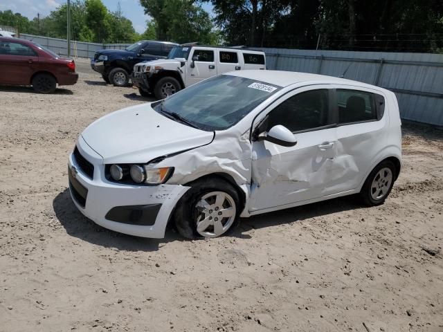 1G1JA6SH6D4119492 - 2013 CHEVROLET SONIC LS WHITE photo 1