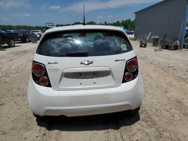 1G1JA6SH6D4119492 - 2013 CHEVROLET SONIC LS WHITE photo 6