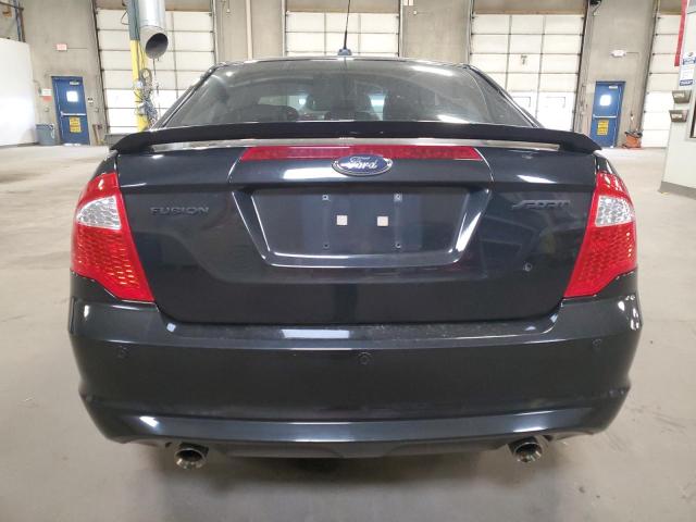 3FAHP0KC5AR204855 - 2010 FORD FUSION SPORT BLACK photo 6